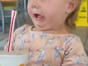 Toddler With A Priceless Expression
