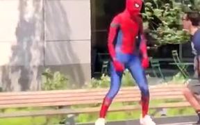 Spiderman Too Happy After Defeating Thanos