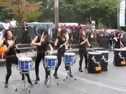 Wild Drum Performance By Ladies On The Street - Music - Y8.COM