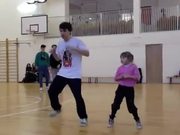 Little Girl Performing Amazing Dance Choreography