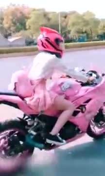 Pink Is The Riding Color Yo!