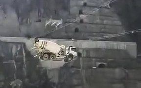 Truck Being Carried Over By Rescue Team - Tech - VIDEOTIME.COM
