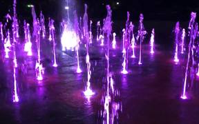 Colorful Dancing Fountain - Fun - VIDEOTIME.COM