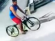 Performance Of Low Bicycle On A Road