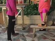 This Woman Sure Has Her Way With The Nunchaku!