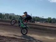 Guy Rips Some Mad Wheelies And Amazing Jumps