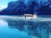 Crystal Clear Frozen Lake