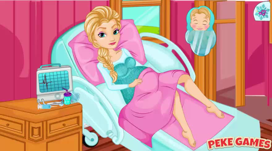 Frozen Elsa Gives Birth Walkthrough - Games - Y8.com