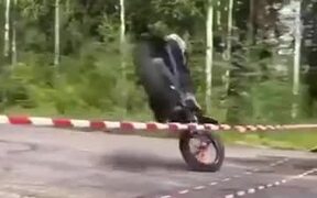 What An Amazing Trick On A Dirtbike