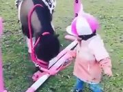 A Tiny Kid Needs A Tiny Pony Friend