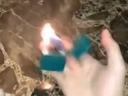 Playing Around With A Lit Lighter