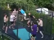 When The Whole Squad Joins In For The Trampoline
