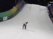 Ski Master Does Amazing Trick Backward