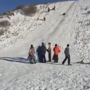Downhill Sliding Goes Pretty Wrong - Fun - Videotime.com