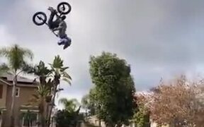 Kid Pulls Off A Sick BMX Stunt! - Sports - VIDEOTIME.COM