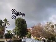 Kid Pulls Off A Sick BMX Stunt!