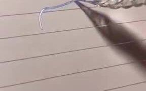Writing Using A Glass Tipped Pen - Fun - VIDEOTIME.COM