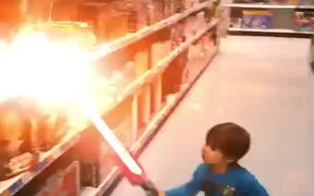 Someone Forgot To Take Back Their Light Saber! - Kids - VIDEOTIME.COM