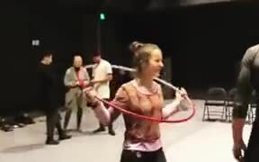 When Hula Hooping Isn't Just Child's Play Anymore! - Sports - VIDEOTIME.COM