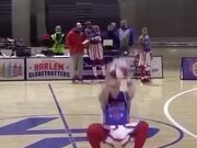 Basketball Player Knows Some Amazing Tricks!