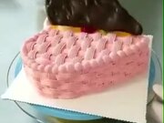 Here's A Beautiful Heart Shaped Cake!