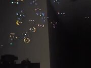 Bubbles Look Way More Interesting In The Dark!