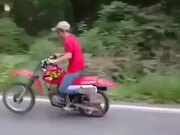 That's One Bumpy Motorcycle Ride For Sure!