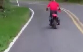 That's One Bumpy Motorcycle Ride For Sure! - Fun - VIDEOTIME.COM