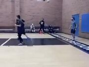 Basketball Player's Moonwalking Skills Are On Fire