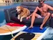 This Is The Actual Couch Surfing!