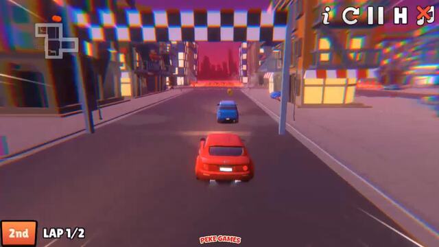 3D Night City: 2 Player Racing Walkthrough