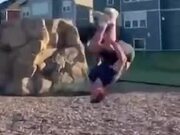 Never Try A Flip Jump With A Heavy Head