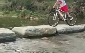 Kid Displaying Amazing Mountain Biking Skill - Kids - VIDEOTIME.COM