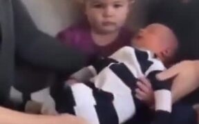 Little Girl Did Not Want To Be A Sister