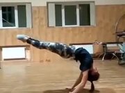 A Girl With An Amazingly Strong Spine