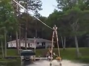 Most Bizarre Way Of Water Skiing