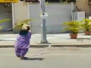 85-Year-Old Lady Performing Stunts