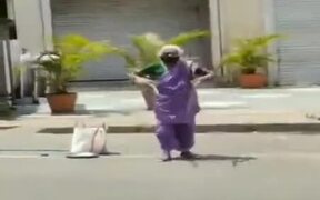 85-Year-Old Lady Performing Stunts - Fun - VIDEOTIME.COM
