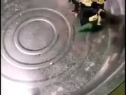 Crab Fighting A Robot