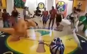 Dinosaur Fighting In A Dojo - Fun - VIDEOTIME.COM