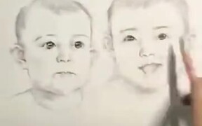 Humans Aging Displayed Using Sketching - Fun - VIDEOTIME.COM