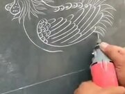 Drawing On Marble