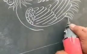 Drawing On Marble - Fun - VIDEOTIME.COM