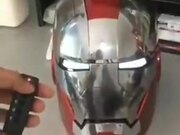 A Really Cool Remote Control Ironman Helmet