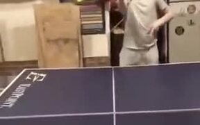 Using Anything To Play Ping Pong - Fun - VIDEOTIME.COM