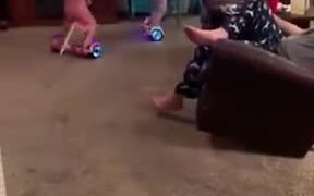 Little Kids Pro At Hoverboard - Kids - VIDEOTIME.COM
