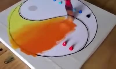 Satisfying Use Of Tape In Drawing
