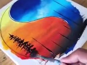Satisfying Use Of Tape In Drawing