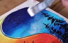 Satisfying Use Of Tape In Drawing - Fun - VIDEOTIME.COM