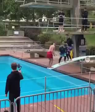 Double Bouncing Fail In A Pool